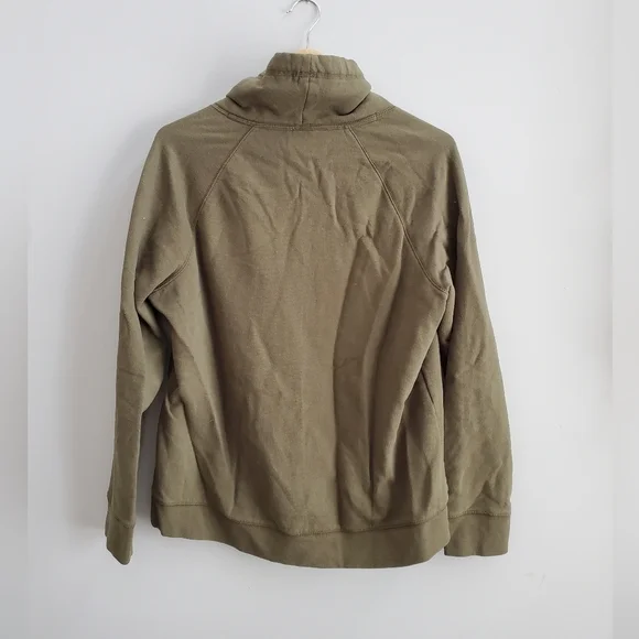 Calvin klein army green cowl neck pullover. Womens medium. VGUC - Picture 6 of 7